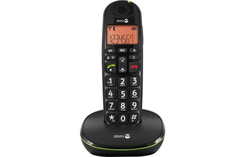 Doro PhoneEasy 100w Zwart - Senioren telefoon