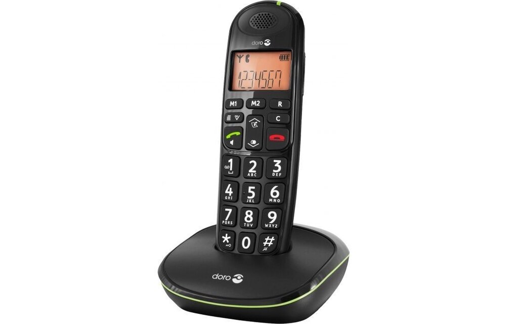 Doro PhoneEasy 100w Zwart - Senioren telefoon