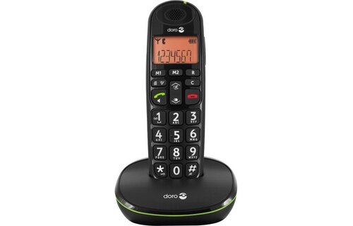 Doro PhoneEasy 100w Zwart - Senioren telefoon