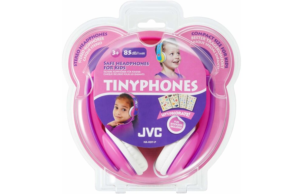 JVC HA-KD7-PN-E Paars/Roze - Kinder koptelefoon
