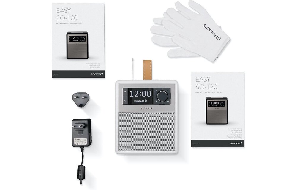 Sonoro EASY SO-120 V2 Wit - Radio