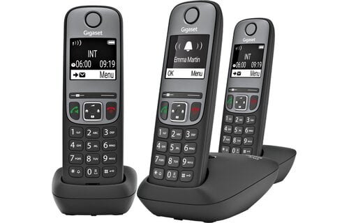 Gigaset A705 Trio Zwart - Dect telefoon