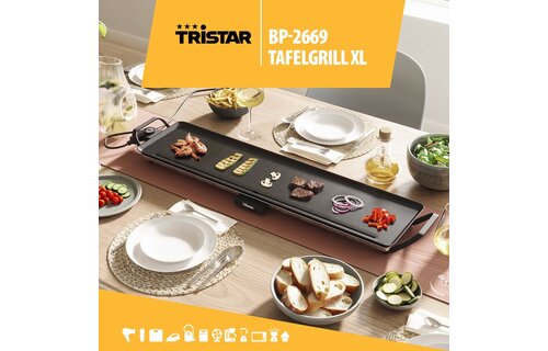 Tristar BP-2669 Slim XL - Bakplaat