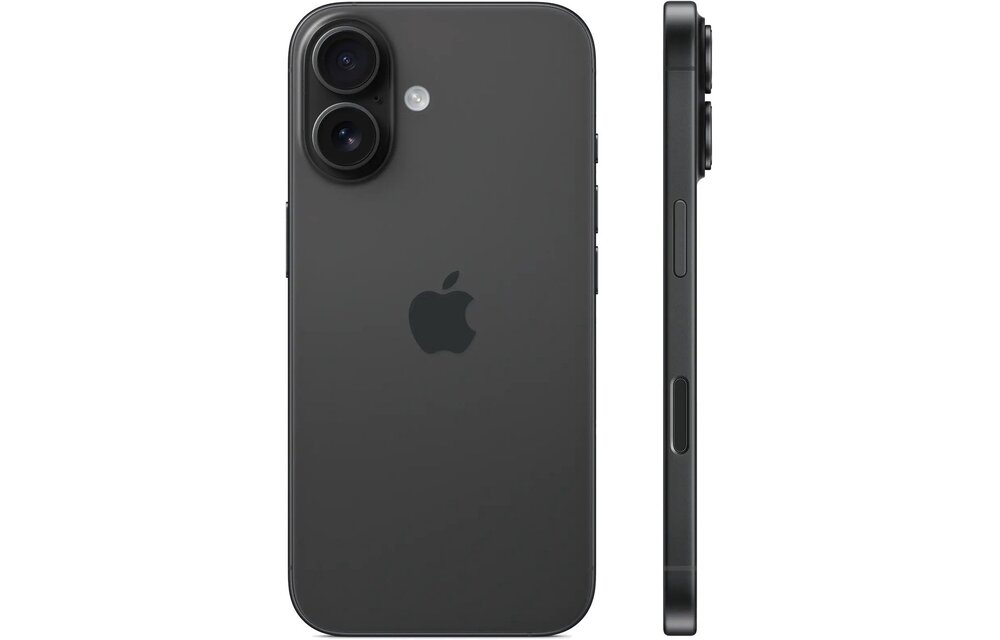 Apple iPhone 16 128GB Black - Mobiele telefoon