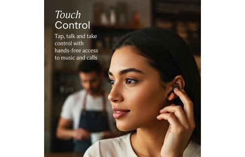 House of Marley Trenchtown ANC Wireless Signature Black - Draadloze oordopjes