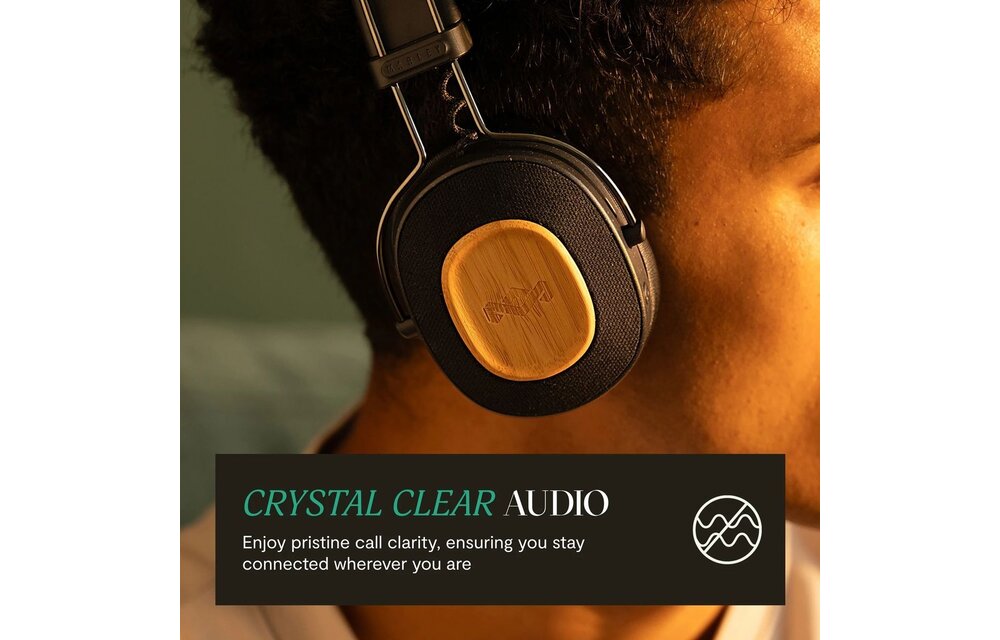 House of Marley Positive Vibration Riddim Signature Black - Draadloze koptelefoon