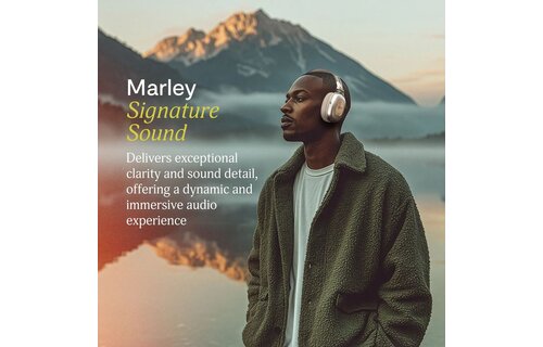 House Of Marley Positive Vibration Rebel ANC Signature Black - Draadloze koptelefoon