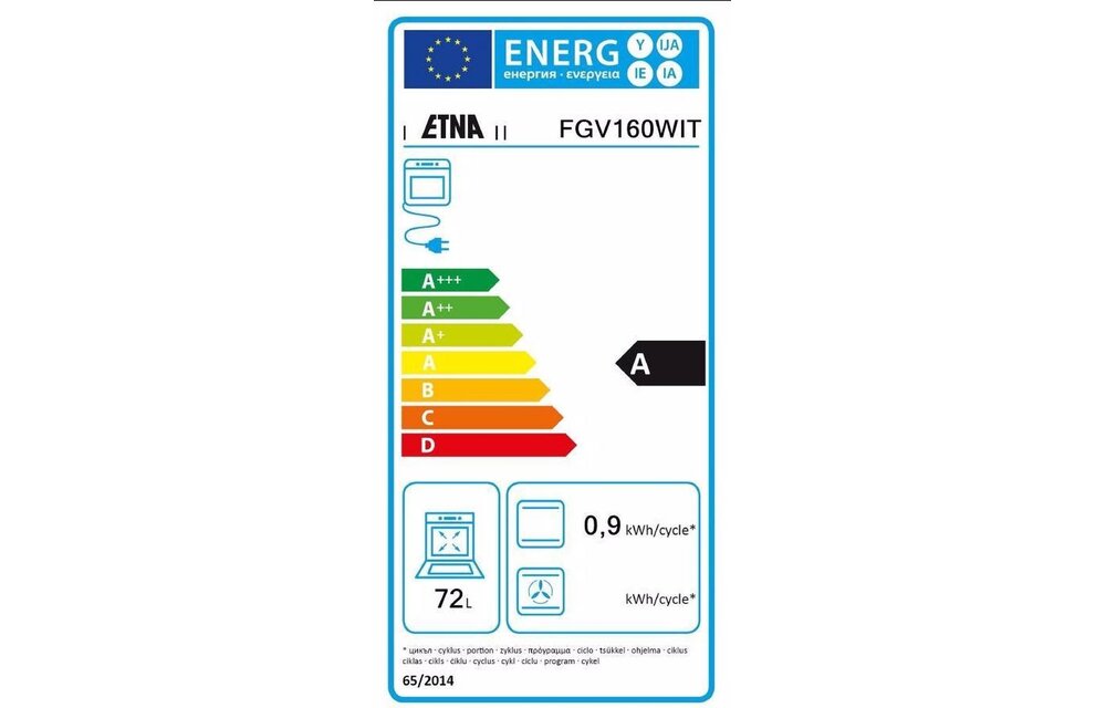 ETNA FGV160WIT - Gasfornuis