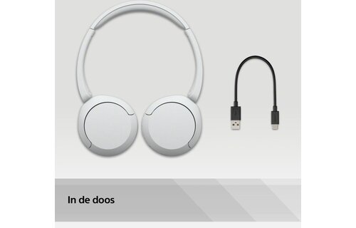 Sony WH-CH520 Wit - Draadloze koptelefoon