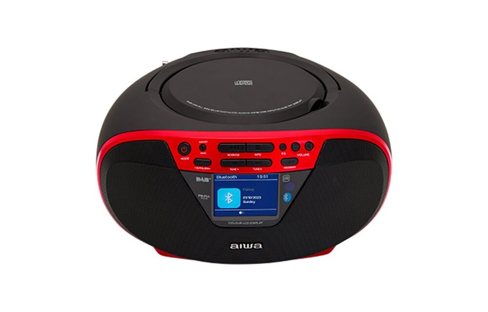 Aiwa BBTU-500DAB Rood - Radio