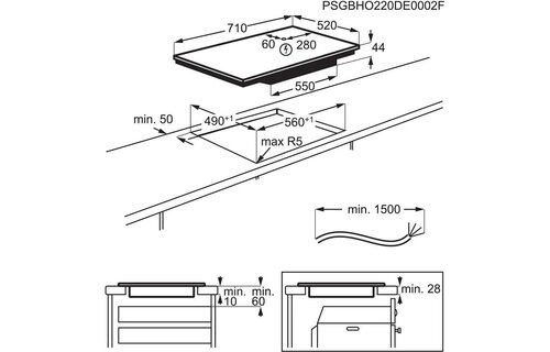 AEG TO74IB0BFB - Inductiekookplaat