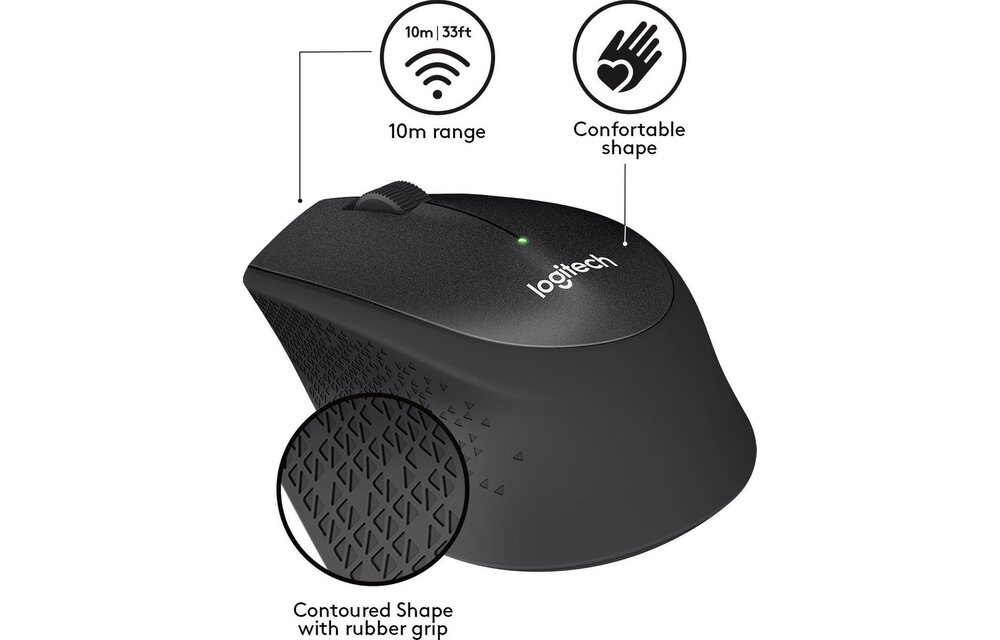 Logitech M330 Silent Plus - Muis