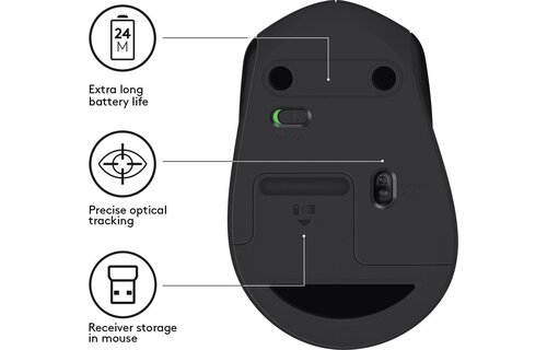 Logitech M330 Silent Plus - Muis