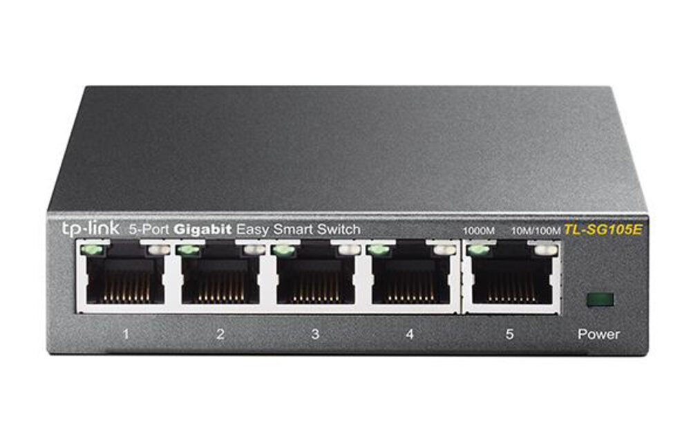 TP-Link TL-SG105E 5-poorts Gigabit Easy Smart - Netwerk switch
