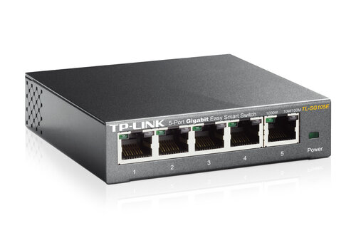 TP-Link TL-SG105E 5-poorts Gigabit Easy Smart - Netwerk switch