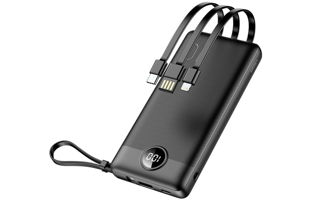 Veger C10 W1147 10.000 mAh Zwart - Powerbank