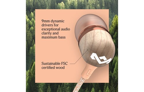 House of Marley Smile Jamaica USB-C Copper - Oordopjes