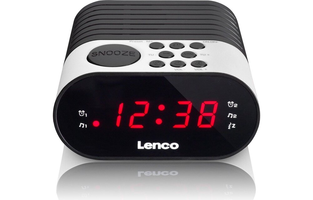 Lenco CR-07 Wit - Wekkerradio