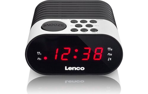 Lenco CR-07 Wit - Wekkerradio