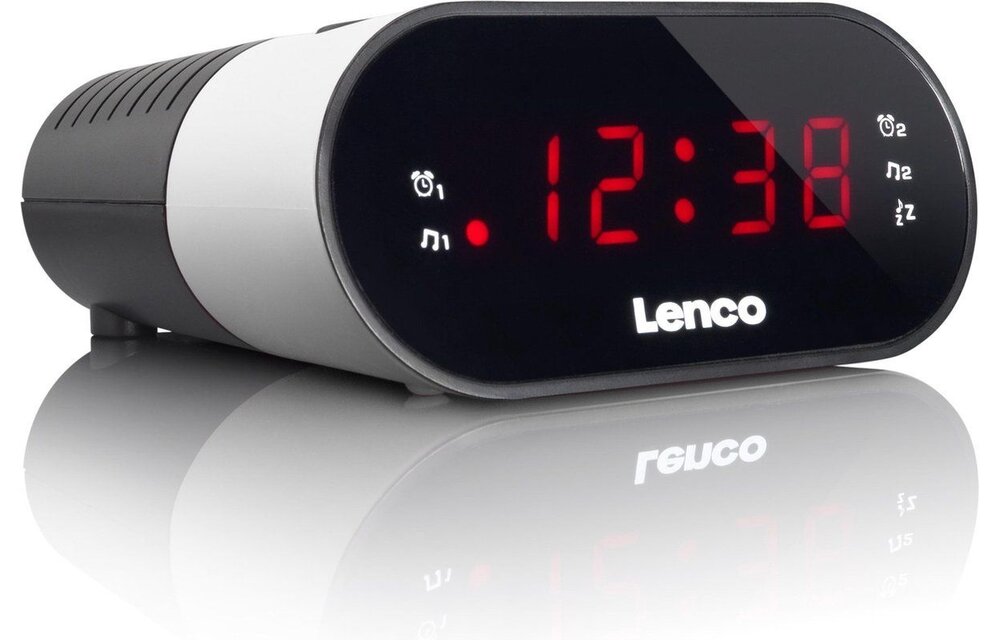 Lenco CR-07 Wit - Wekkerradio
