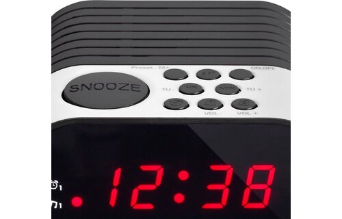 Lenco CR-07 Wit - Wekkerradio