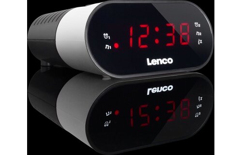 Lenco CR-07 Wit - Wekkerradio