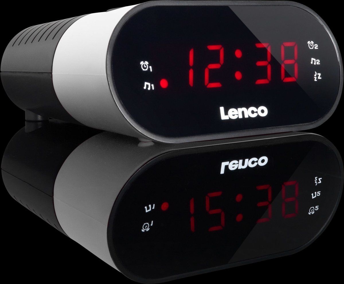 Lenco CR-07 Wit - Wekkerradio