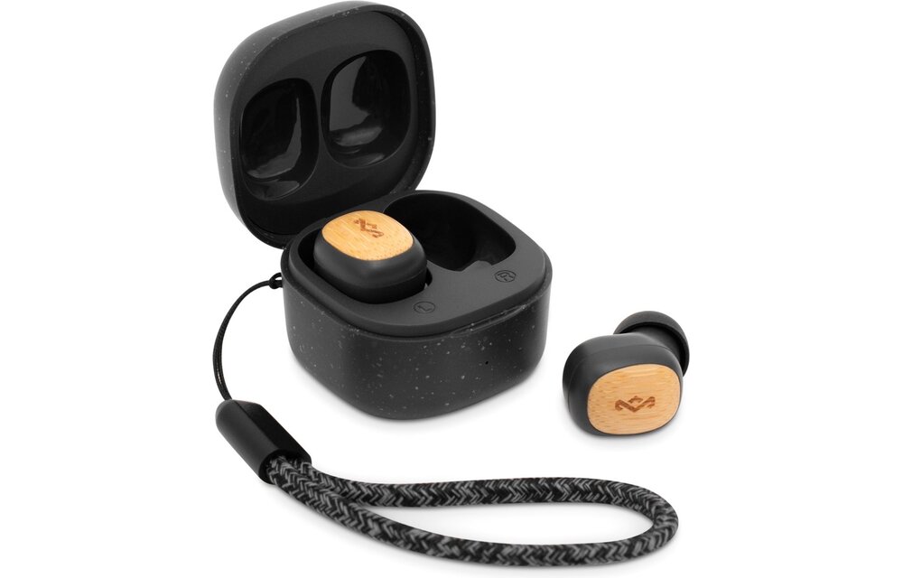 House of Marley Smile Jamaica Mini True Wireless Signature Black - Draadloze oordopjes