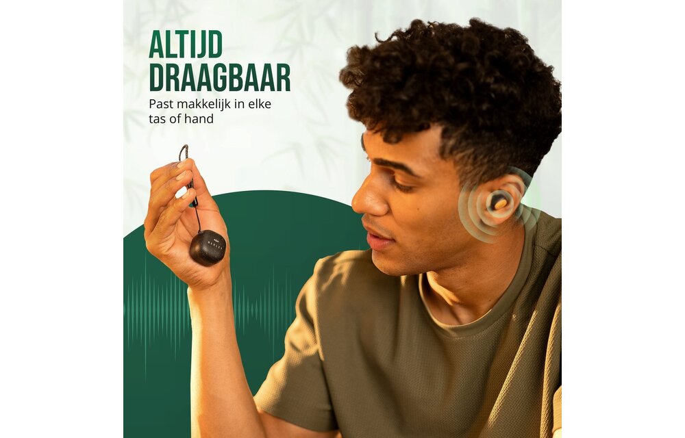 House of Marley Smile Jamaica Mini True Wireless Signature Black - Draadloze oordopjes