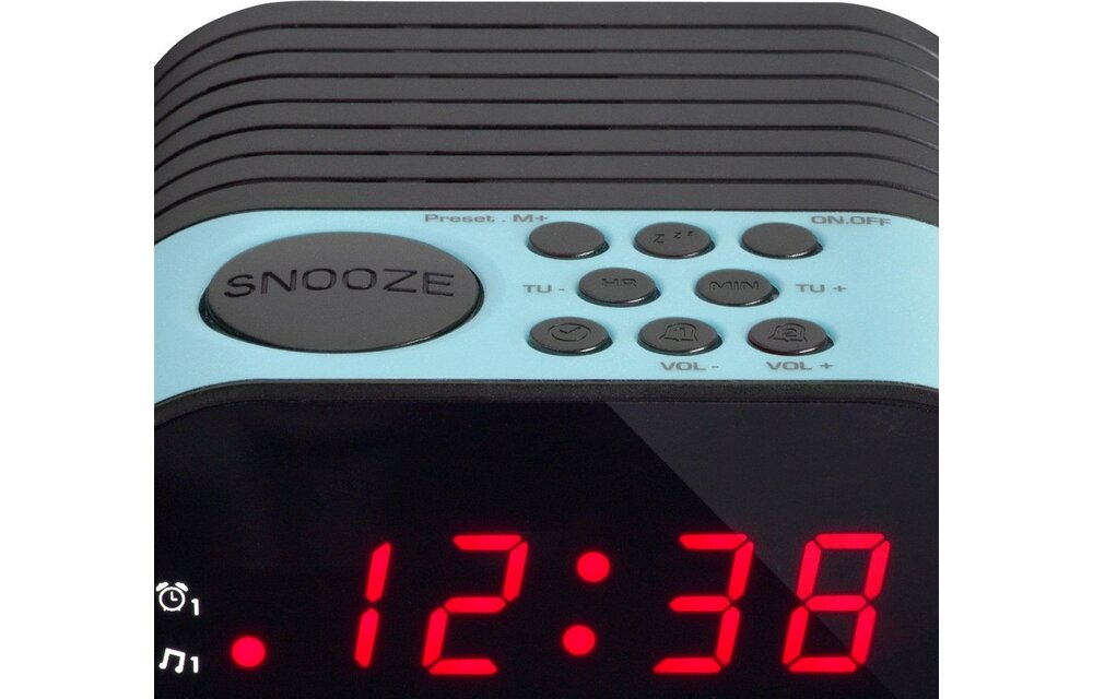 Lenco CR-07 Blauw - Wekkerradio