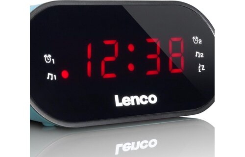 Lenco CR-07 Blauw - Wekkerradio