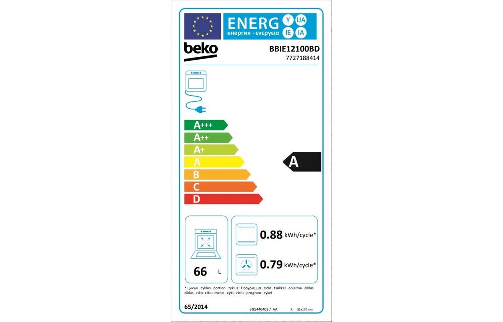 Beko BBIE12100BD - Inbouw oven