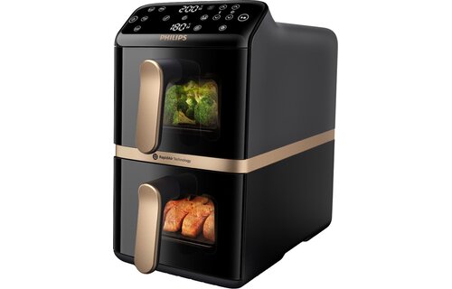 Philips 4000 Series Stacked Dual Basket NA462/70 - Hetelucht friteuse