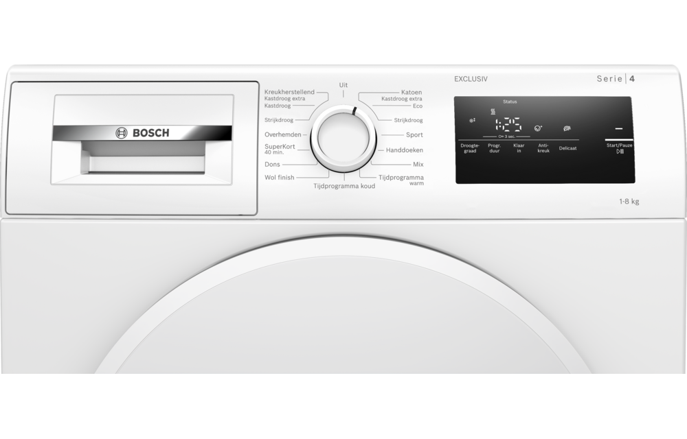 Bosch WTH8300MNL Serie 4 EXCLUSIV - Warmtepompdroger