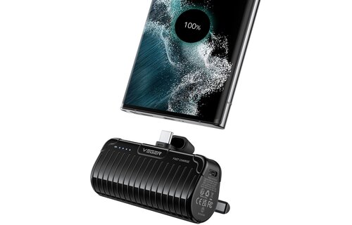 Veger PlugOn Pro-C W0558 5000mAh Zwart - Powerbank