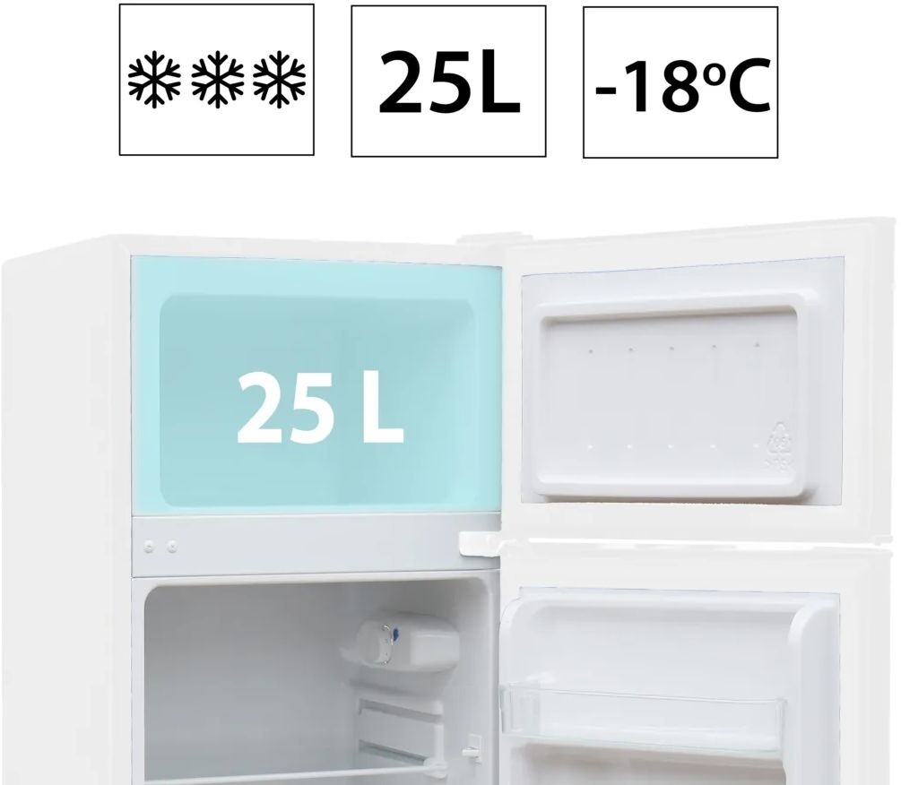 Manta MM545DWH - Koel-vriescombinatie