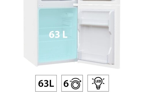 Manta MM545DWH - Koel-vriescombinatie