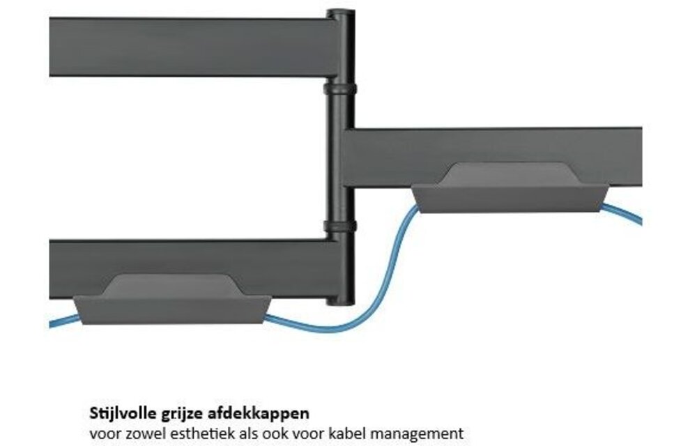 Cavus WME106 Muursteun dubbele arm (37 - 55 inch) - TV muurbeugel