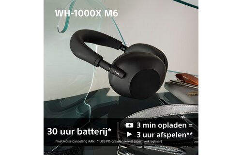 Sony WH-1000XM6 - Draadloze koptelefoon