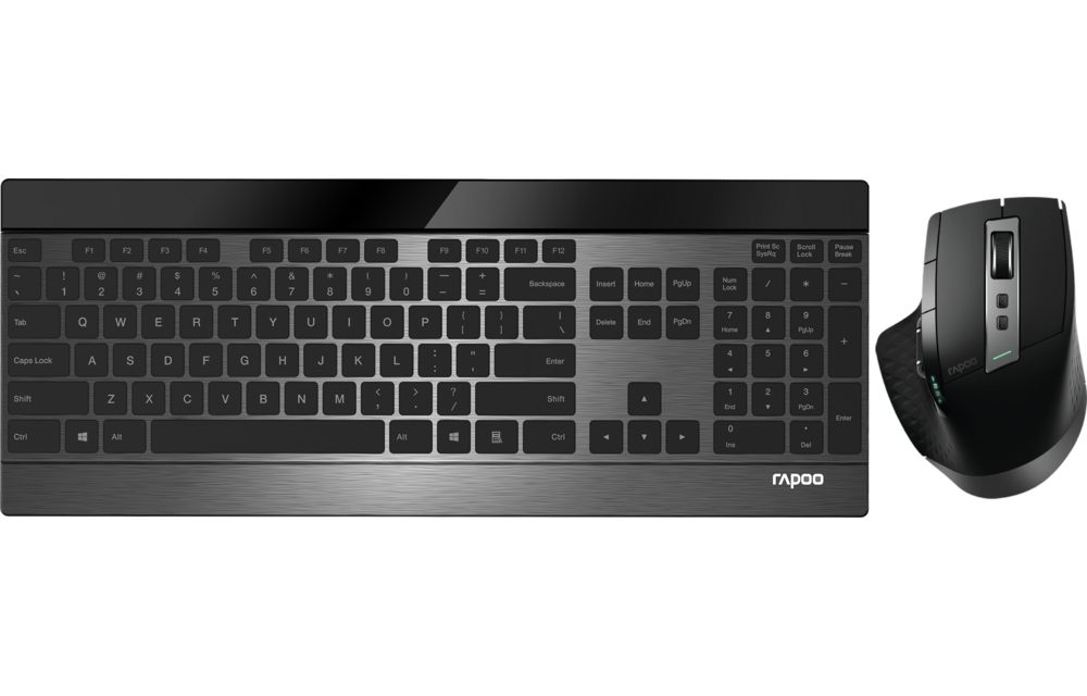 Rapoo 9900M - Toetsenbord + muis set