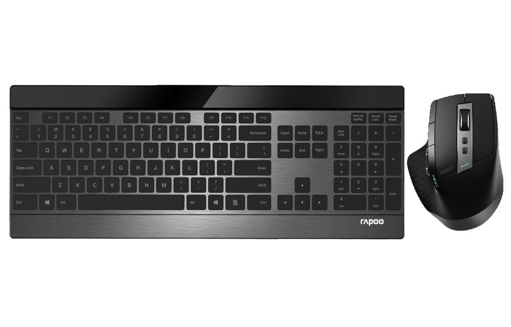 Rapoo 9900M - Toetsenbord + muis set
