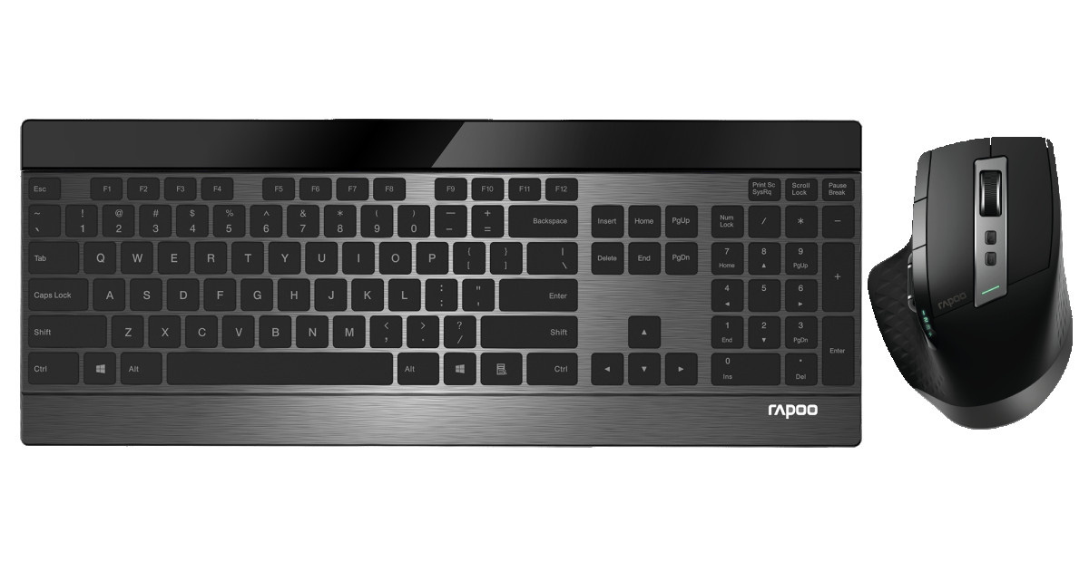 Rapoo 9900M - Toetsenbord + muis set