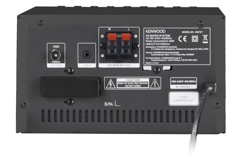 Kenwood M-7000S Zwart - Stereo set