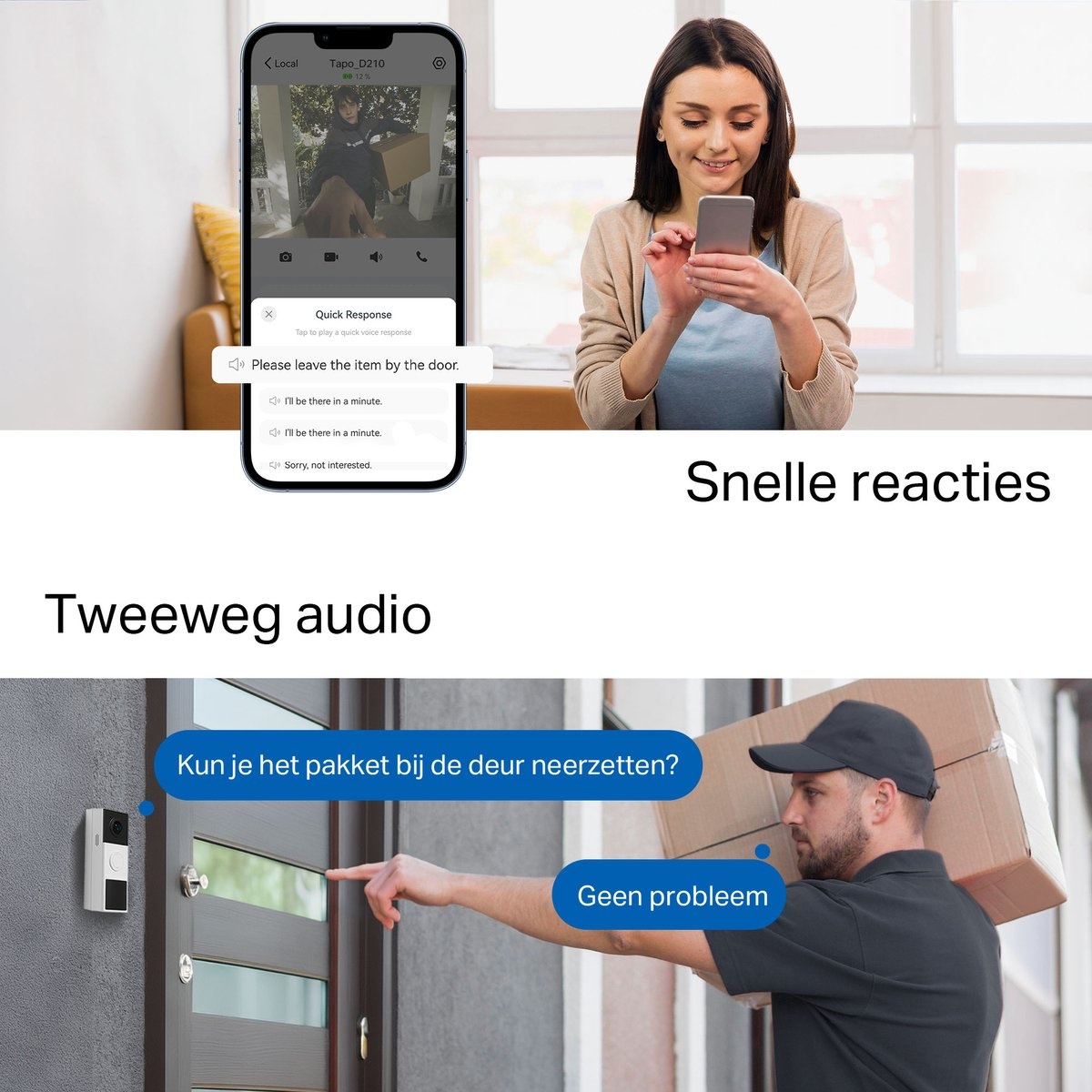 TP-Link Tapo D210 - Deurbel