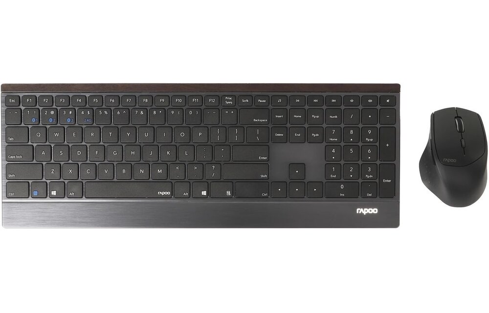 Rapoo 9500M - Toetsenbord + muis set