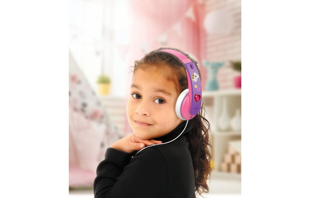 JVC HA-KD7-PN-E Paars/Roze - Kinder koptelefoon