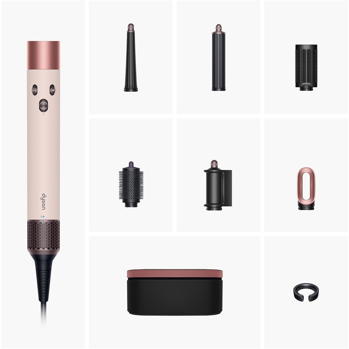 Dyson Airwrap i.d. Straight+Wavy Ceramic Pink/Rose Gold - Krulborstel