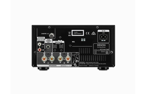 Denon D-M41DAB Zwart - Radio