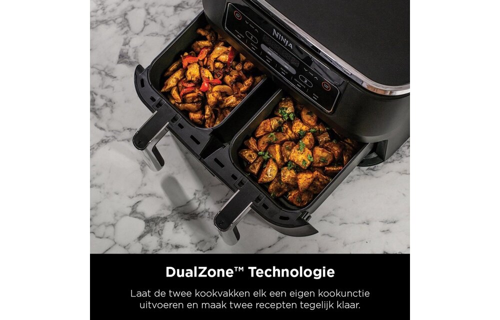 Ninja Foodi Dual Zone AF300EU - Hetelucht friteuse
