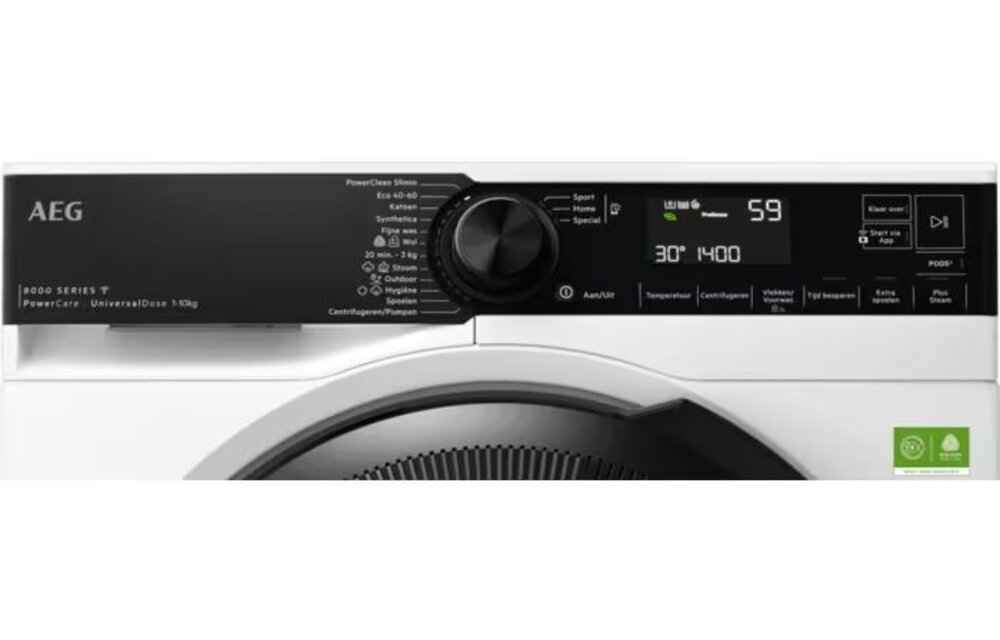 AEG LR86XDOSE 8000 serie PowerCare - Wasmachine